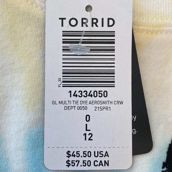 🎸Aerosmith tie dye T-shirt 🤘 - Picture 6 of 6